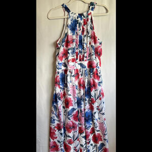 INC | Floral Sleeveless Long Maxi Women's Dress - Size 10